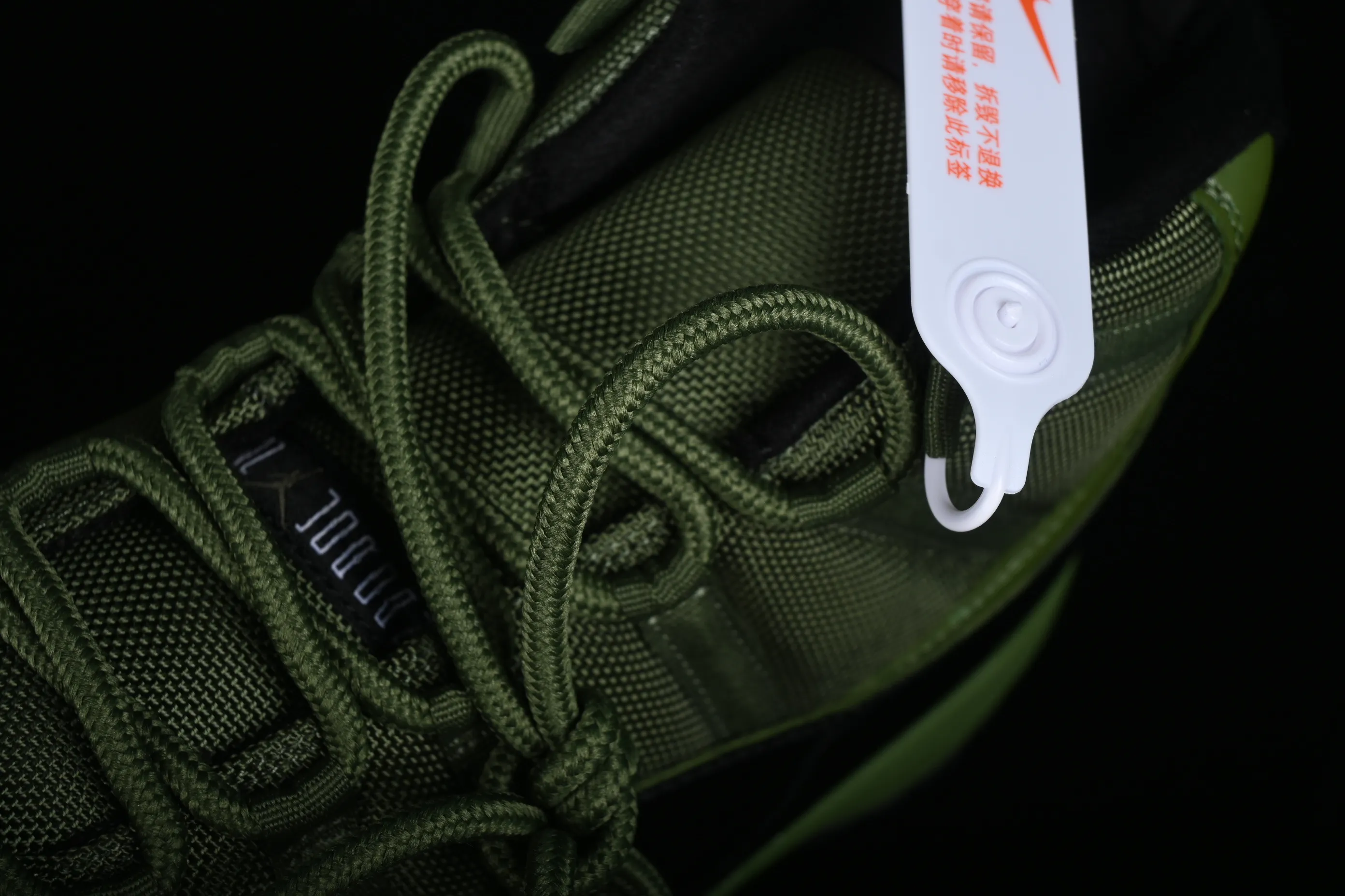 All categories Air Jordan Jordan series basketball shoes Air Jordan 11 Air Jordan 11 Retro AJ11 Joe 11 black and green high-top basketball shoes CT8012-300